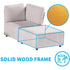 Mjkone Sectional Couch/Futon Sofa Bed, Variable Modular Oversized Couch, U/L Shaped Couch and Queen Sleeper Sofa, Convertible Sofa Set for Living Room, Furniture for Living Room