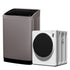 TABU Washer and Dryer Set, 17.6lbs Full-Automatic Washing Machine and 13lbs Portable Dryer