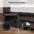 Puremind Queen Size Murphy Bed with Mattress, Murphy Cube Cabinet Bed with USB Charging Station and Large Storage Drawer, Murphy Chest Bed for Small Guest Room/Home/Office
