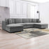 Cecer Modern Tufted Sofa with Soft Cushions, Backrest and Seaters