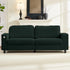 CECER 85" 3 Seater Sofa and Couch with USB ports and Side pockets, Comfy Corduroy Oversized Loveseat Deep Seat Sofa for Apartment,Living Room