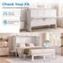 Mjkone Murphy Bed Full with Desk,Space-Saving Cabinet Bed with Desk and Shelves,Multifunctional Murphy Bed with Mattress