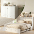 Puremind Queen Size Murphy Bed with Mattress, Murphy Cube Cabinet Bed with USB Charging Station and Storage Drawer, Murphy Chest Bed for Guest Room/Home/Office