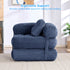 Mjkone Single-Person Folding Sofa Bed,Convertible Floor Sleeper Chair with Pillow,Comfort Futon Chair Bed for Living Room/Bedroom,