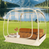 TABU Pop Up Bubble Tent, Sports Tent for 4-5 People, Portable Weatherproof Clear Tent, 6 x 6 ft
