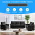 Puremind Living Room Furniture Sets, 3 Piece Sofa Set, Chenille Sectional Couches for Living Room/Apartment, Include Sofa, Loveseat and Armchair