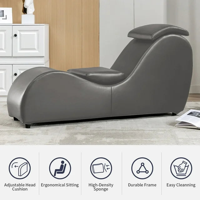 Cecer Yoga Chair Curved Yoga Chaise Lounge for Adults Stretching Exerc Cecer Shop