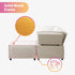 ijuicy 121”W Convertible U/L Shaped Sectional Couches and Sofas, 6 Seater Modular Sectionals for Living Room