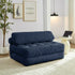 BALUS Full Size Boneless Futon Couch Bed, No Assembly Floor Mattresses for Sleeping, Dorm Sofa Bed for Apartment/ Living Room