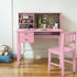 CECER Kids' Desk & Chair Set with Storage Features: Includes Hutch and Bulletin Board