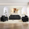 BALUS Living Room Furniture Sets, Modern Chenille Couch and Loveseat Sets, Oversized Sectional Couch Sets with Deep Seat