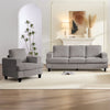 BALUS Living Room Furniture Sets, Modern Chenille Couch and Loveseat Sets, Oversized Sectional Couch Sets with Deep Seat