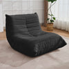 BALUS Modern Sectional Sofa Togo Sofa Lazy Sofa Foam Couch Floor Sofa Bean Bag Chair for Bedroom, Living Room, Beige