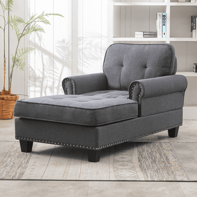 Cecer Modern Sleeper Chair, Durable & Cozy Linen Sofa Bed, Chaise Lounge for Small Space, Living Room