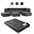 BALUS Modular Sleeper Sofa Bed - Velvet Foldable Sectional Couch, No Assembly, Pet-Friendly & Space-Saving Design