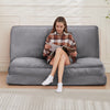 BALUS Multi-Functional Foldable Floor Cushion with Velvet Cover & High-Resilience Foam – Converts to Sofa, Chaise, Mattress, or Gaming Mat