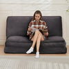 BALUS Multi-Functional Foldable Floor Cushion with Velvet Cover & High-Resilience Foam – Converts to Sofa, Chaise, Mattress, or Gaming Mat