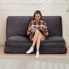 BALUS Multi-Functional Foldable Floor Cushion with Velvet Cover & High-Resilience Foam – Converts to Sofa, Chaise, Mattress, or Gaming Mat