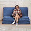 BALUS Multi-Functional Foldable Floor Cushion with Velvet Cover & High-Resilience Foam – Converts to Sofa, Chaise, Mattress, or Gaming Mat
