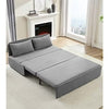 BALUS Queen Size Convertible Sofa Bed, Apartment Sleeper Love Seat for Bed Room/Living Room,hide a bed sleeper sofa, Linen