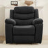 BALUS Recliner Sofa Sets with Storage & Cup Holders - Ergonomic Suede Reclining Couch, Metal Frame, Space-Saving Design,