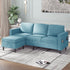 CECER Sectional Sofa with Storage Ottoman, 78'' Convertible L-Shaped Sofa Couch for Living Room&Small Space