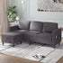 CECER Sectional Sofa with Storage Ottoman, 78'' Convertible L-Shaped Sofa Couch for Living Room&Small Space