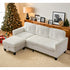 CECER Sectional Sofa with Storage Ottomans, Small L-Shaped Sofa and Corduroy Couch for Living Room