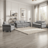 CECER 2 Pieces Living Room Sofa Set, Linen Fabric Sectional Sofas and Couches Set for Living Room, Including 3-Seater Sofa and Armchair,