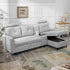 CECER Convertible Sectional Sofa with Storage Ottoman, L/U Shaped Couch with Chaise and Cup Holder, Couches and Sofas Sectional for Living Room -