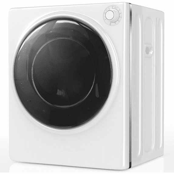 DISHUP 2.6 Cu.Ft Portable Clothes Dryer, 10 lbs Compact Dryer with Stainless Steel Tub, Electric Dryer for RV, Home, Apartment, White