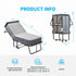 Puremind Folding Bed with 5 Inch Mattress Included, 75" x 31" Rollaway Bed for Adults, Space-Saving Portable Foldable Bed with Headboard (Upgraded)