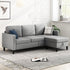 Cecer Convertible Sectional Sofa with Storage Ottoman