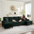 MUZZ U Shaped Sectional Sofa, Couches and Sofas with Double Chaise, Sectionals for Living Room