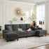 MUZZ U Shaped Sectional Sofa, Couches and Sofas with Double Chaise, Sectionals for Living Room