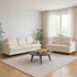 Mjkone 2-Piece Living Room Furniture Sets, Chenille Couch and Loveseat Set, Modern Sectional Sofa Sets for Living Room, Apartment,