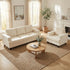Mjkone 2-Piece Living Room Furniture Sets, Chenille Couch and Loveseat Set, Modern Sectional Sofa Sets for Living Room, Apartment,