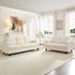 Mjkone 2-Piece Living Room Furniture Sets, Chenille Couch and Loveseat Set, Modern Sectional Sofa Sets for Living Room, Apartment, 3-Seater + Loveseat,