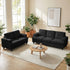 Mjkone 2-Piece Living Room Furniture Sets, Chenille Couch and Loveseat Set, Modern Sectional Sofa Sets for Living Room, Apartment,