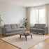 Mjkone 2-Piece Living Room Furniture Sets, Chenille Couch and Loveseat Set, Modern Sectional Sofa Sets for Living Room, Apartment,