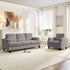 Mjkone 2-Piece Living Room Furniture Sets, Chenille Couch and Loveseat Set, Modern Sectional Sofa Sets for Living Room, Apartment, 3-Seater + Loveseat,
