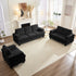 Mjkone 2-Piece Living Room Furniture Sets, Chenille Couch and Loveseat Set, Modern Sectional Sofa Sets for Living Room, Apartment, 3-Seater + Loveseat,