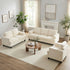 Mjkone 2-Piece Living Room Furniture Sets, Chenille Couch and Loveseat Set, Modern Sectional Sofa Sets for Living Room, Apartment,