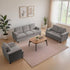 Mjkone 2-Piece Living Room Furniture Sets, Chenille Couch and Loveseat Set, Modern Sectional Sofa Sets for Living Room, Apartment,