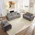 Mjkone 2-Piece Living Room Furniture Sets, Chenille Couch and Loveseat Set, Modern Sectional Sofa Sets for Living Room, Apartment, 3-Seater + Loveseat,