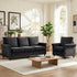 Mjkone Chenille Sectional Sofa Sets,3 Pieces Living Room Furniture Sets,Couch Sets for Living Room,3-Seater + Loveseat + Armchair