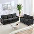 Mjkone Chenille Sectional Sofa Sets, 2-Piece Living Room Furniture Sets,Couch and Loveseat Sofa Set for Living Room,3-Seater + Loveseat,