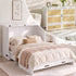 Mjkone Murphy Bed Queen with Mattress,Murphy Cabinet Bed with Rattan Panel and Charging Station,Multifunctional Storage Cabinet Bed for Bedroom