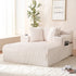 Mjkone Oversized Chaise Lounge Chair Indoor,Corduroy Upholstered Cloud Sleeper Sofa,Deep Seat Sofa for Living Room/Bedroom,
