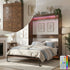 Mjkone Full Size Murphy Wall Bed with 2 LED Lights,Convertible Wall Bed into a Cabinet for Living Room/Bedroom/Guest Room